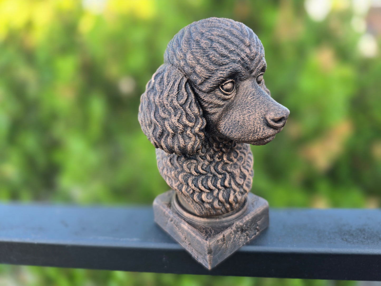 Toy Poodle Dog Bust
