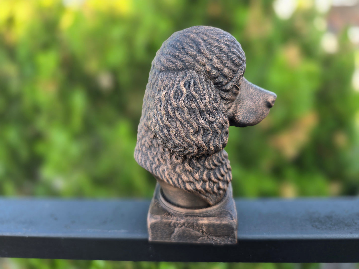 Toy Poodle Dog Bust
