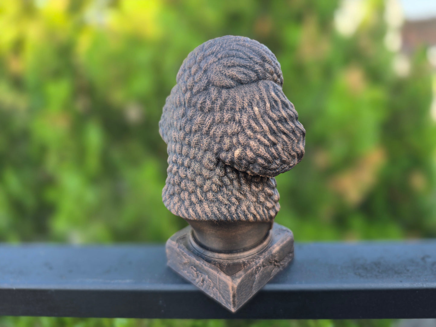 Toy Poodle Dog Bust