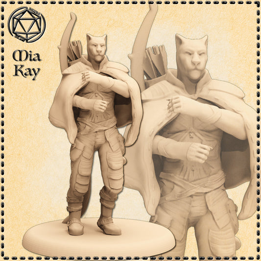 Dungeons & Dragons Tabaxi Ranger Miniature