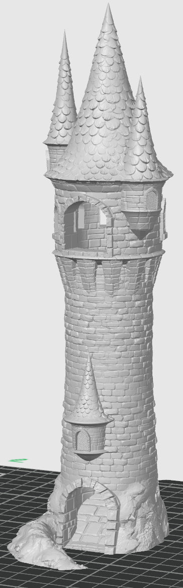 Tall Castle Dice Tower
