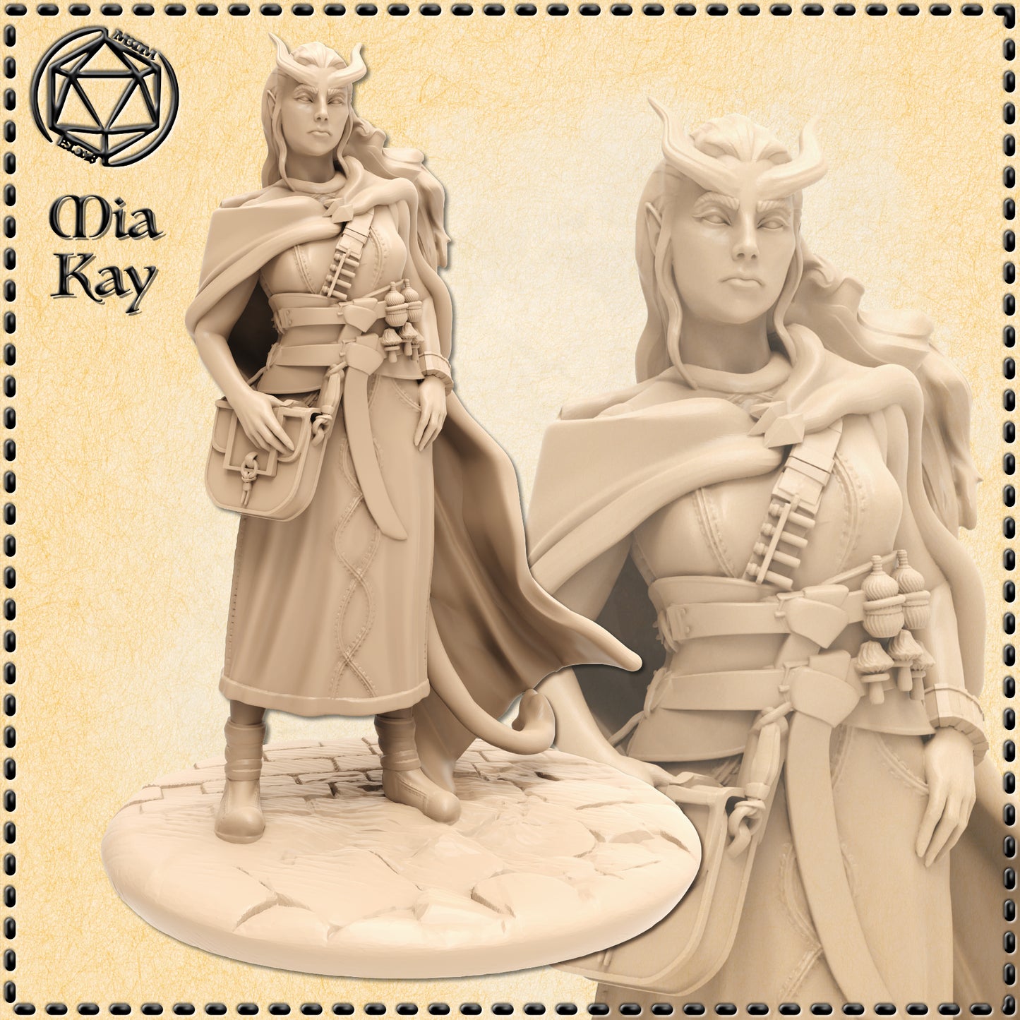 Dungeons & Dragons Teifling Alchemist Miniature