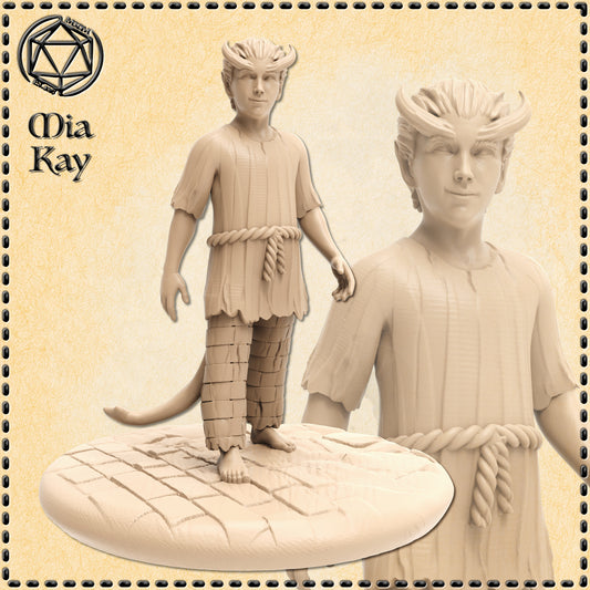 Dungeons & Dragons Teifling Commoner Child Miniature