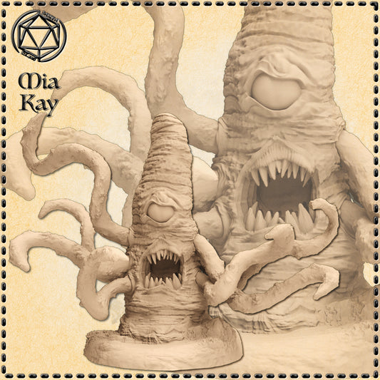 Dungeons & Dragons Tentacle Rock Monster Miniature