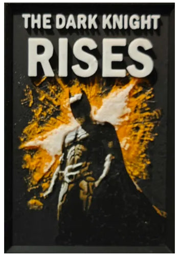 The Dark Knight Rises poster fridge magnet