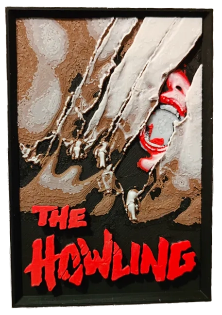 The Howling movie poster fridge magnet