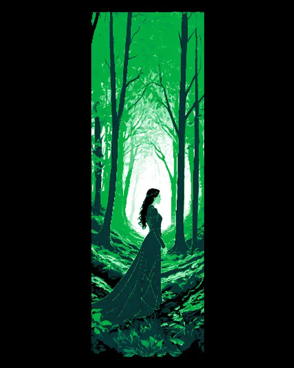 The Lady of the Forest Walking amongst the Trees