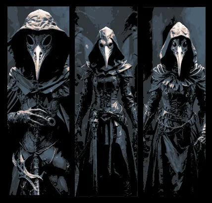 The eerie gothic appearance of the Lady Plague Doctor - Monster or Savior