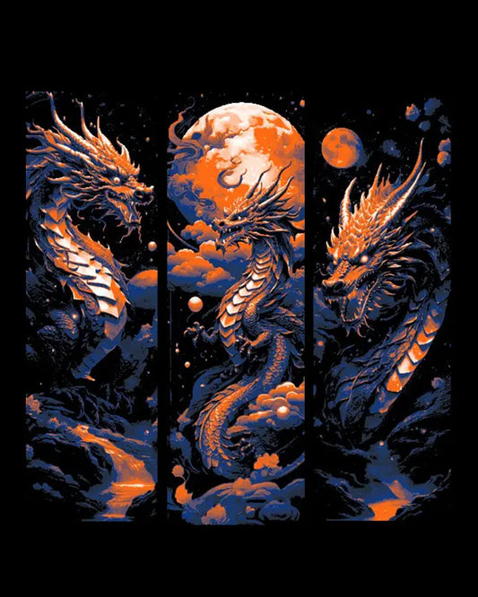 The glimmering scales of the Night Dragon