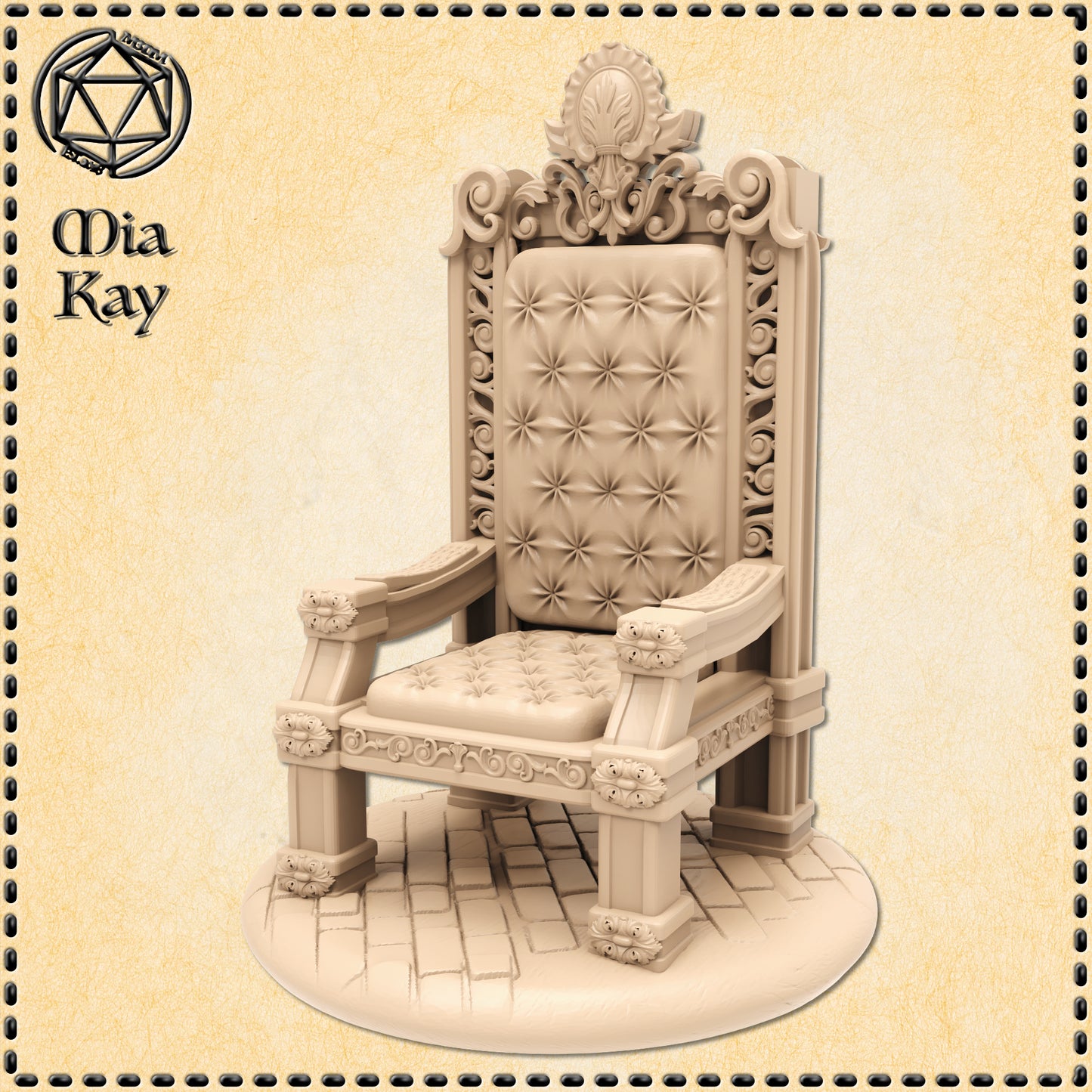 Dungeons & Dragons Throne Miniature