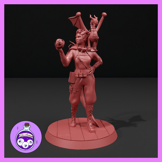 Dungeons & Dragons Tiefling Artificer Miniature