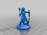 Dungeons & Dragons Tiefling Female Cleric Miniature