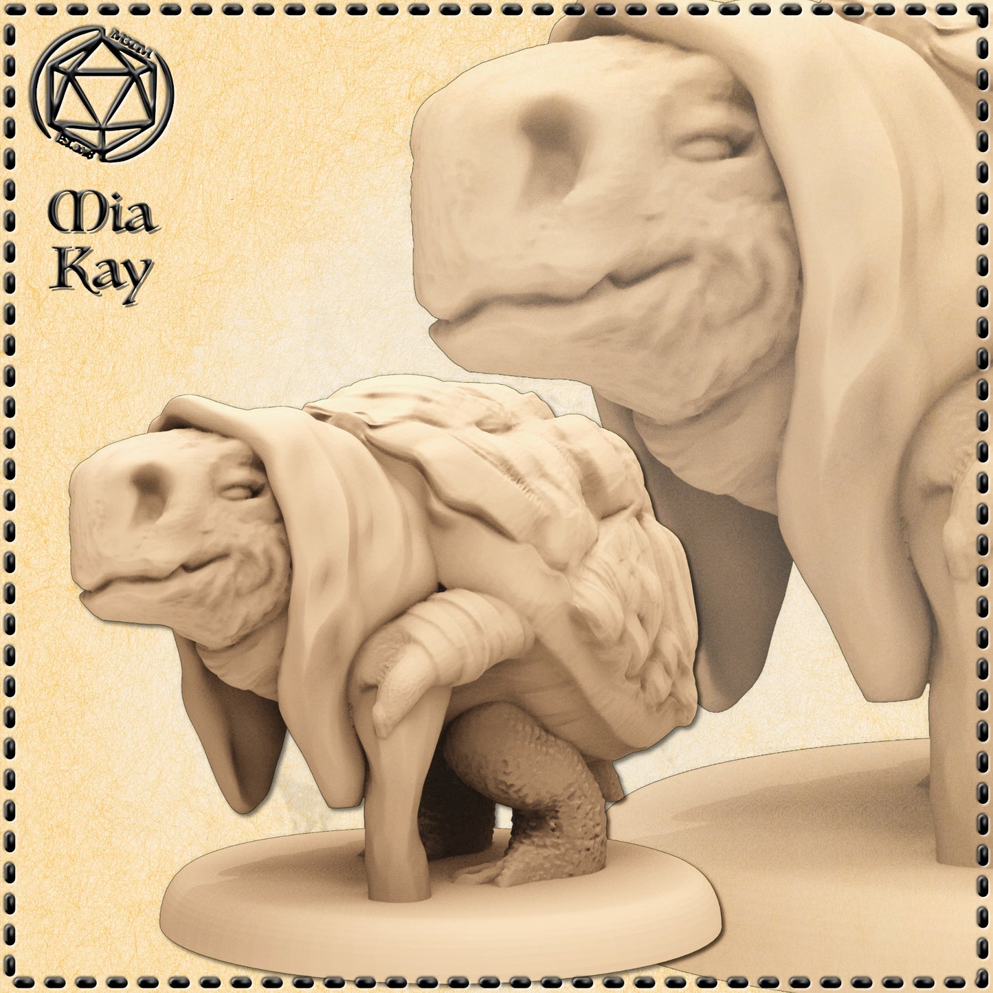 Dungeons & Dragons Tortle Miniature