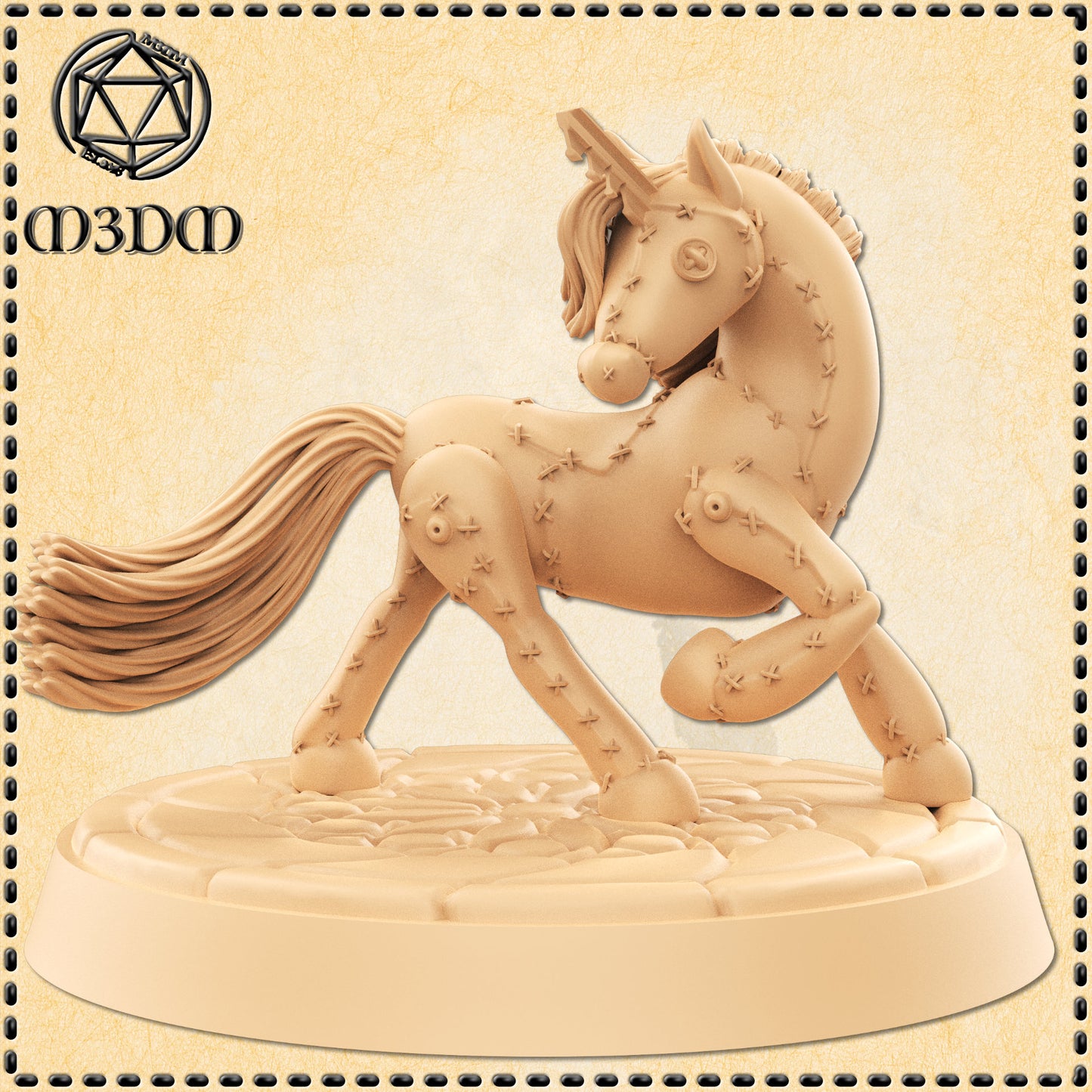 Dungeons & Dragons Toy Unicorn Miniature