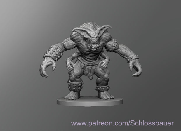 Dungeons & Dragons Trained Orgg Miniature