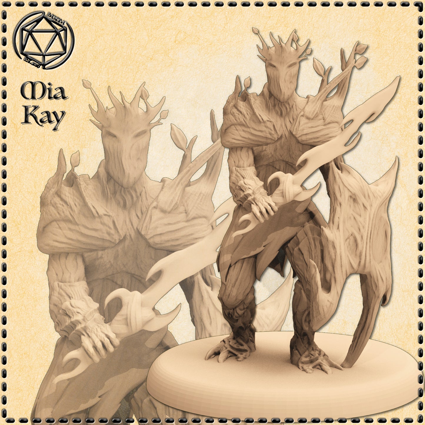 Dungeons & Dragons Tree Guardian Miniature
