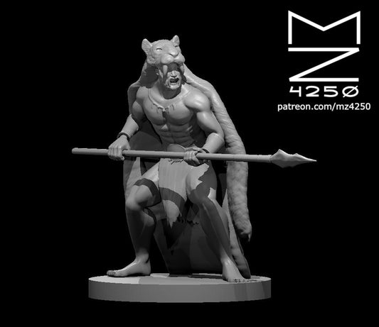 Dungeons & Dragons Tribal Warrior Male Miniature