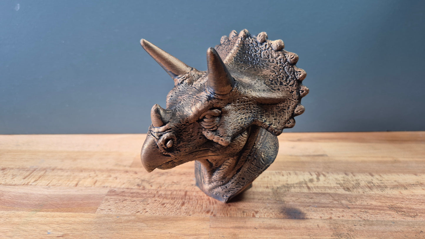 Triceratops Bust