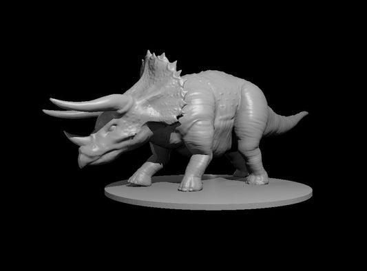 Dungeons & Dragons Triceratops Miniature