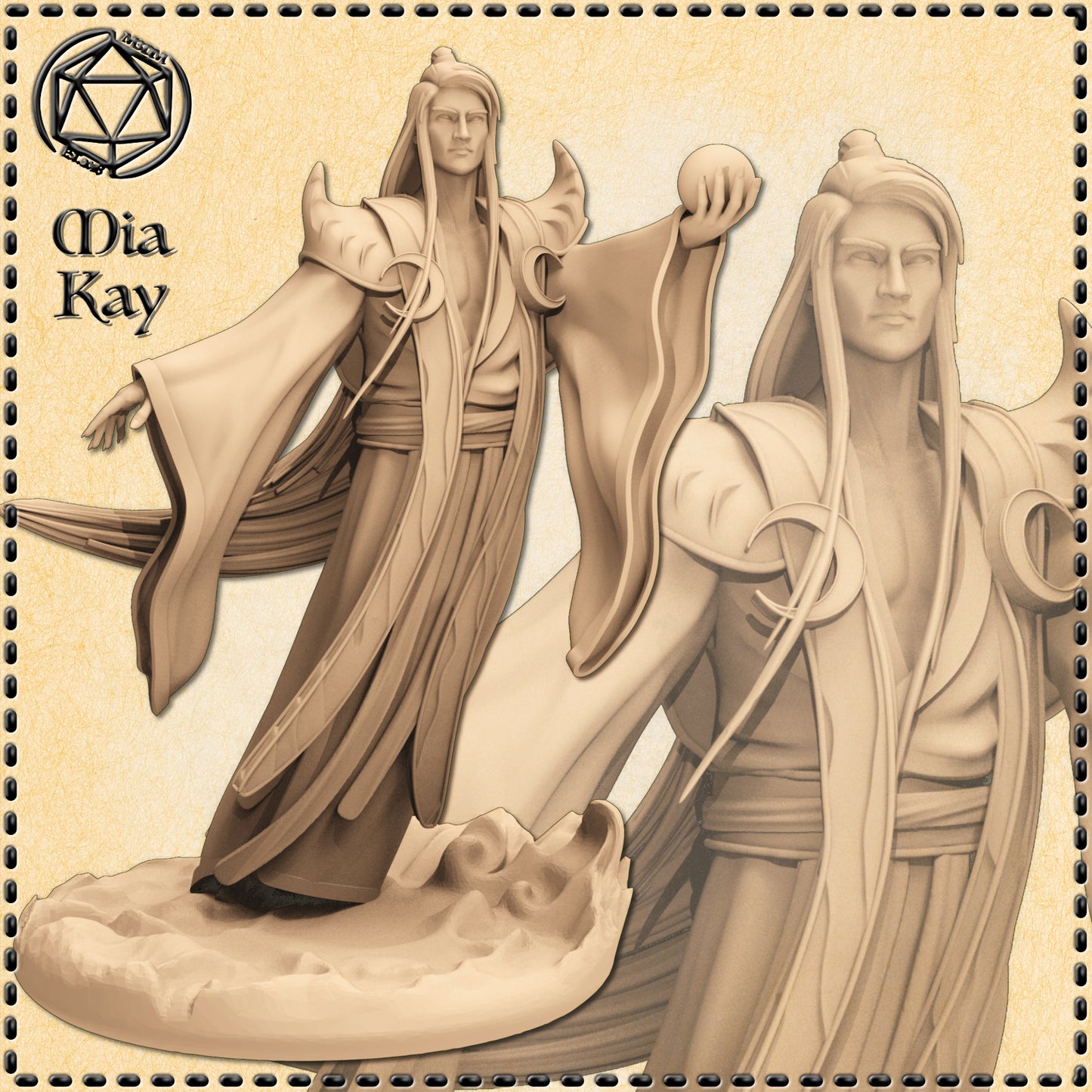 Dungeons & Dragons Tsukuyomi Moon God Miniature