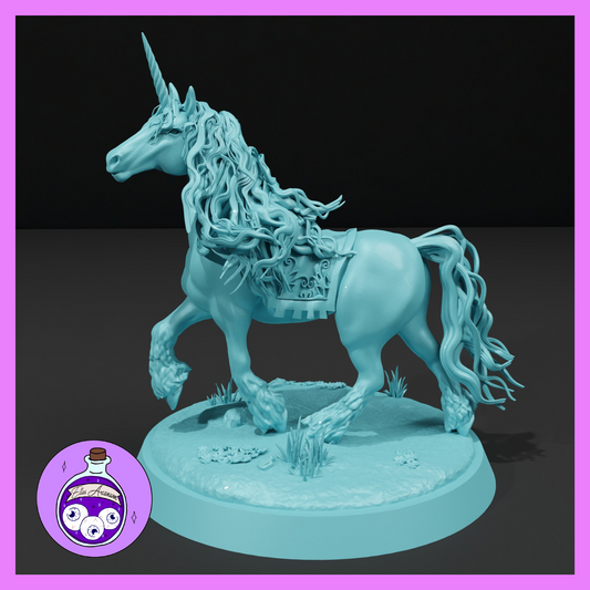 Dungeons & Dragons Unicorn with a Blanket Miniature