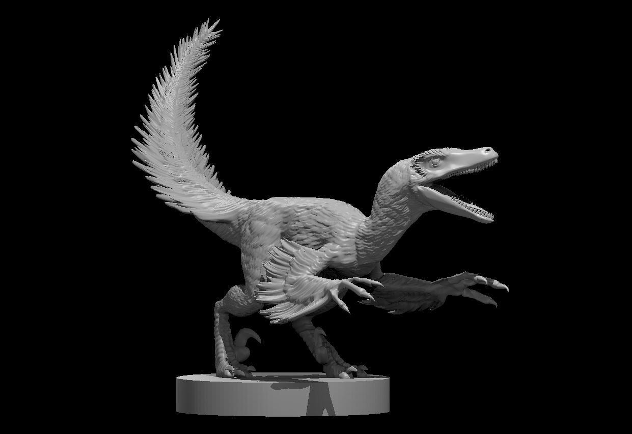 Dungeons & Dragons Velociraptor Miniature
