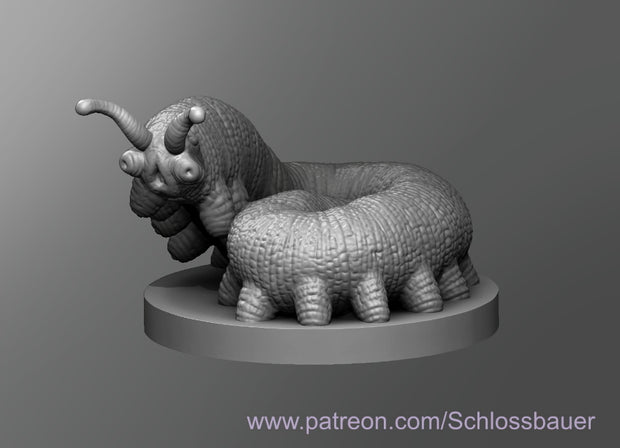 Dungeons & Dragons Velvet Worm Miniature