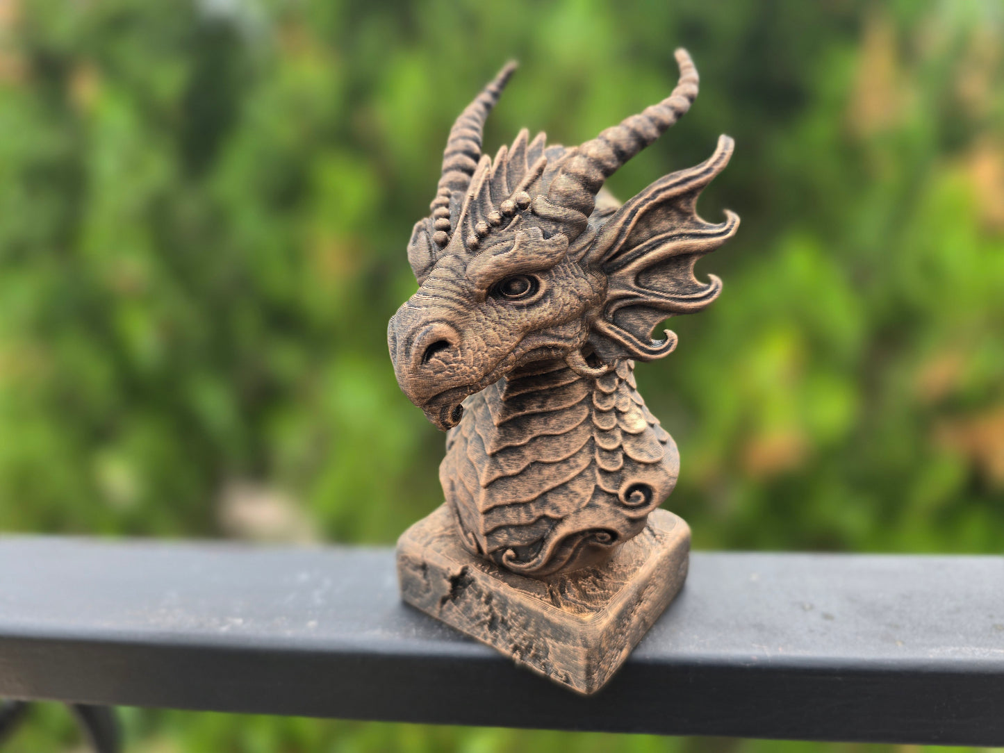Water Dragon Bust