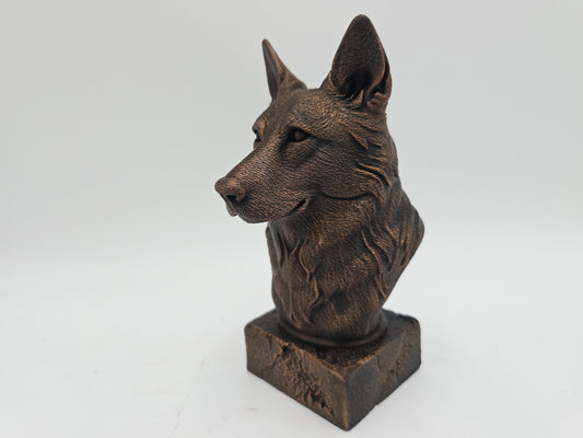 White Swiss Shepherd Bust