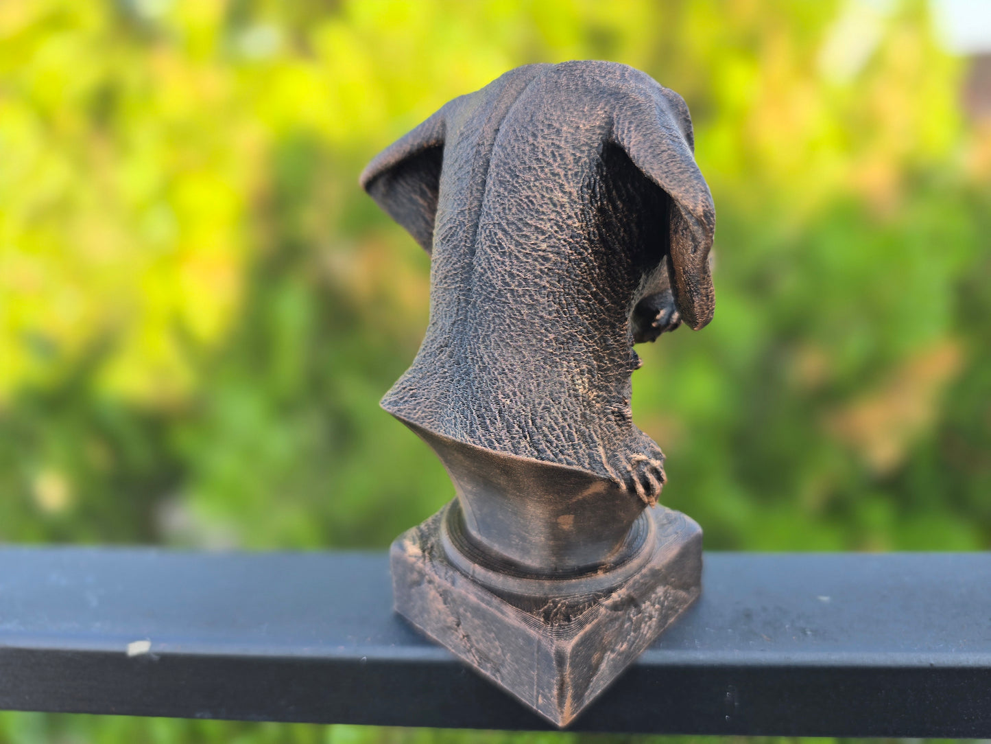 Wire Haired Dachshund Bust