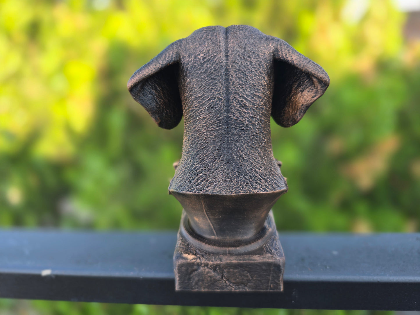 Wire Haired Dachshund Bust