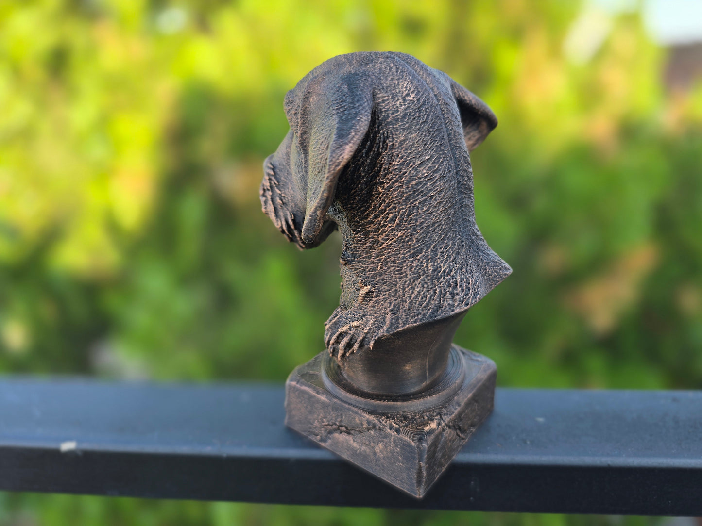 Wire Haired Dachshund Bust