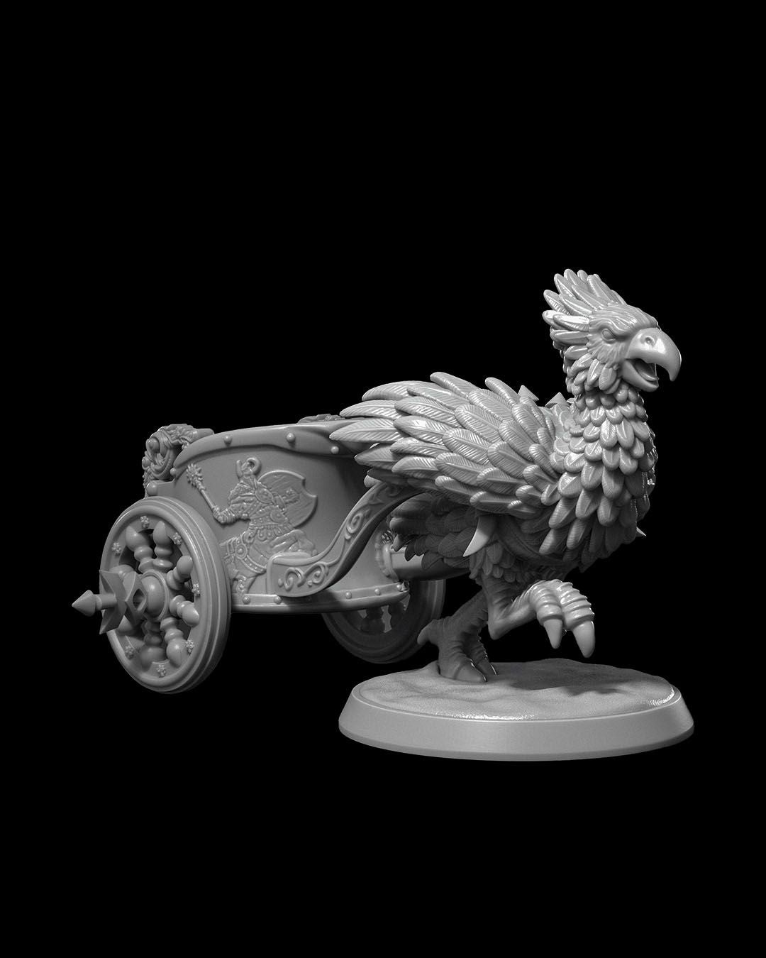 Dungeons & Dragons War Chariot Miniature