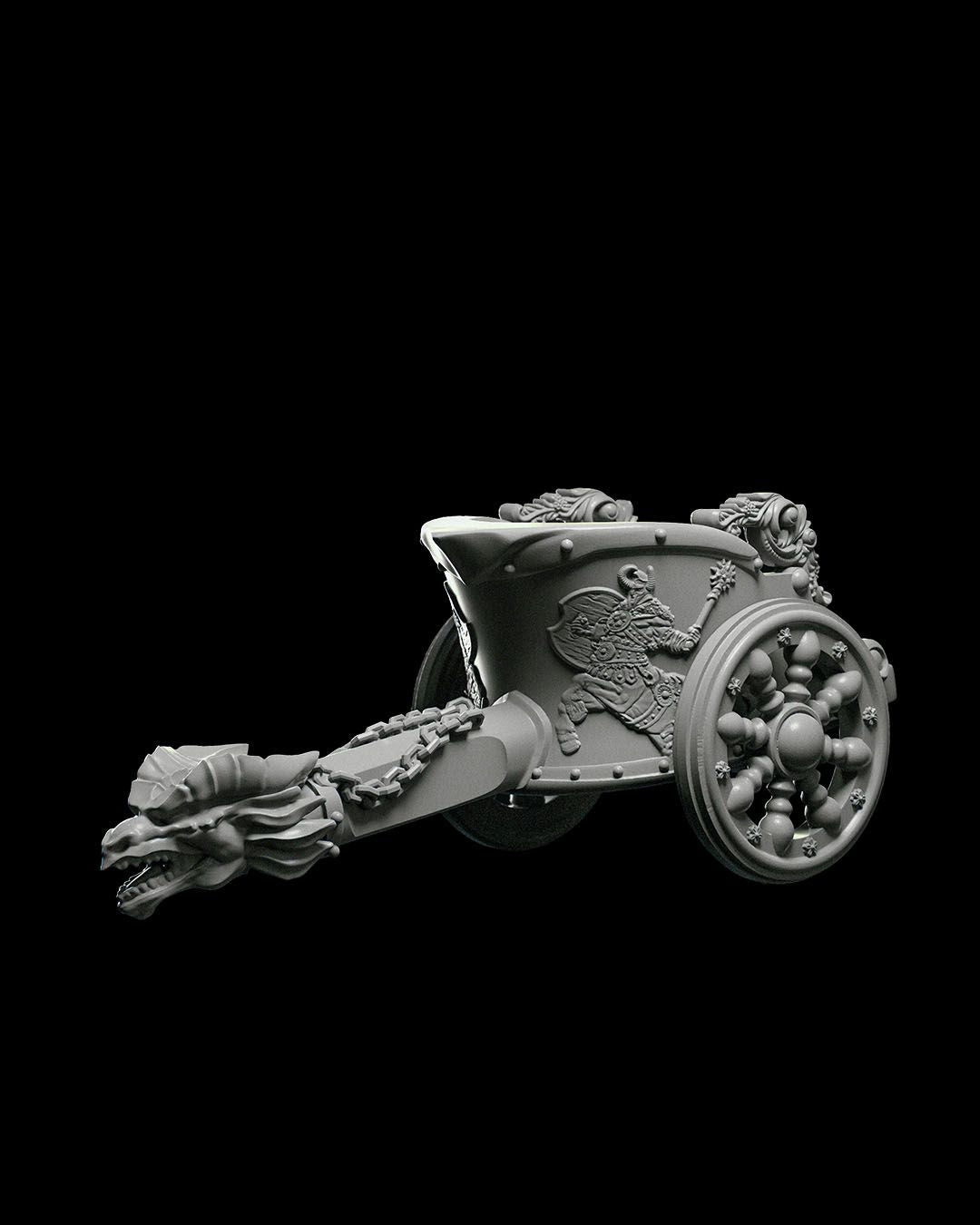 Dungeons & Dragons War Chariot Miniature