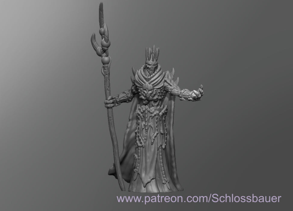 Dungeons & Dragons Warforged Warlock Miniature