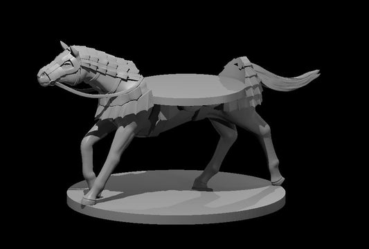 Dungeons & Dragons Warhorse with mini slot Miniature