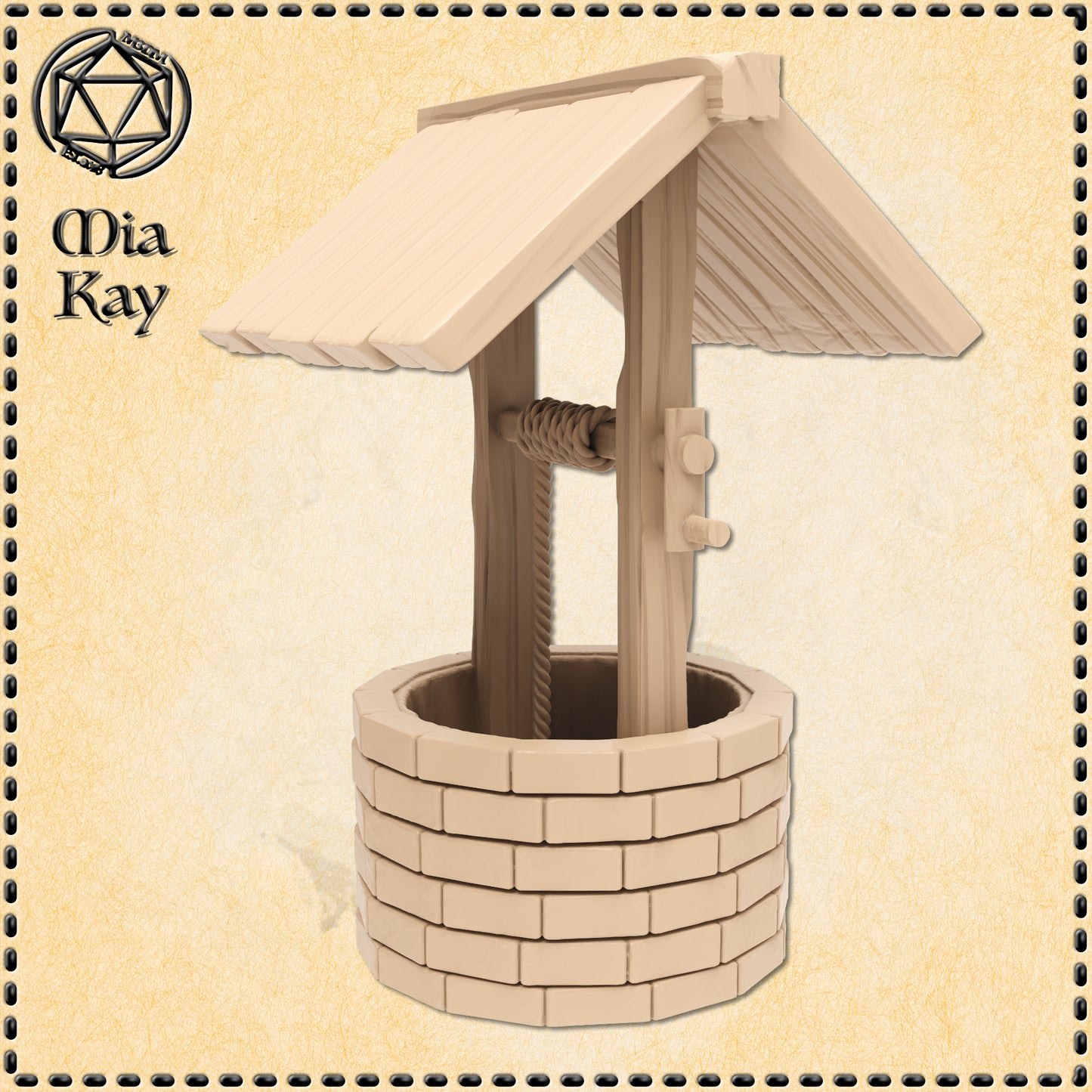 Dungeons & Dragons Well Miniature