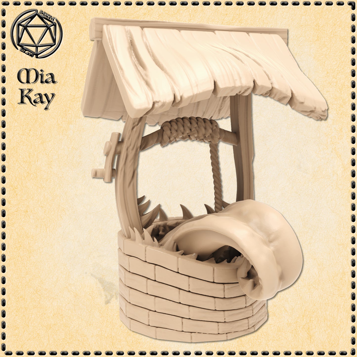 Dungeons & Dragons Well Mimic Miniature