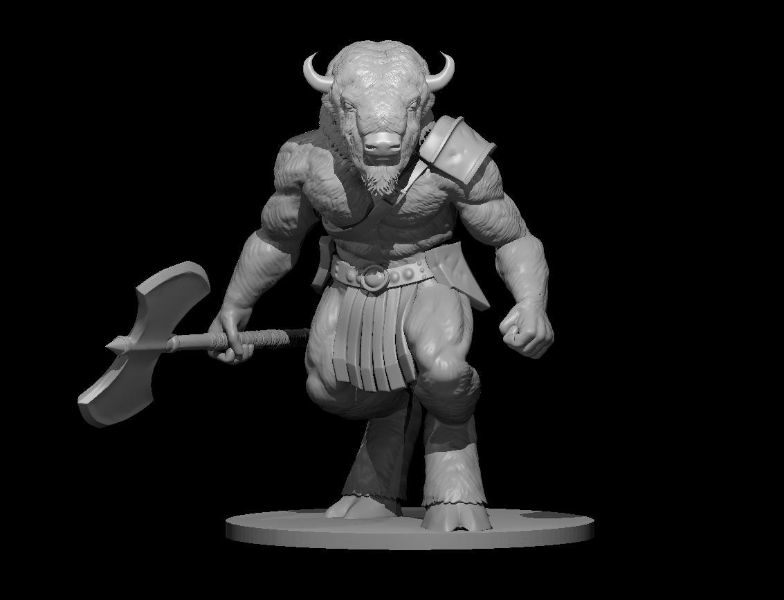 Dungeons & Dragons Werebuffalo Miniature
