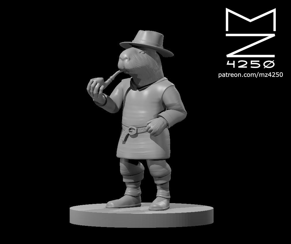 Dungeons & Dragons Werecapybara Miniature