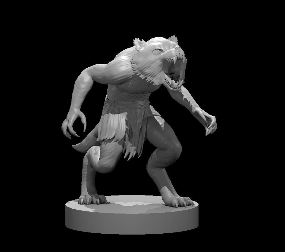 Dungeons & Dragons Werepomeranian Miniature