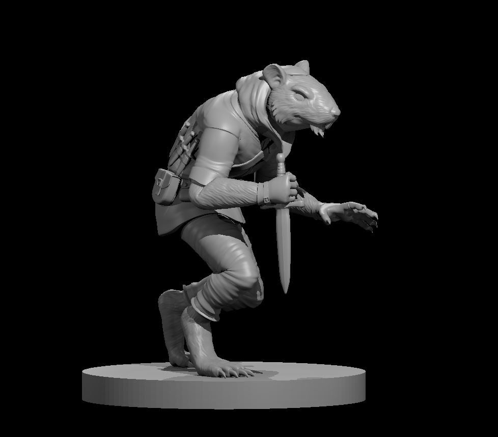 Dungeons & Dragons Wererat Miniature