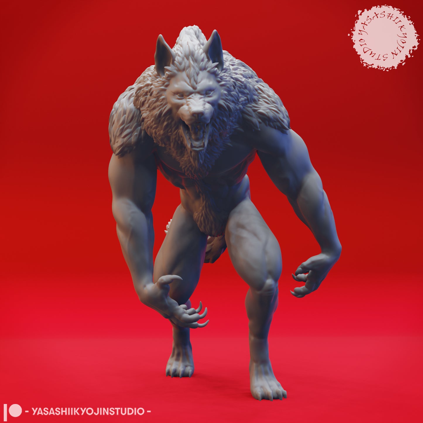 Dungeons & Dragons Werewolf Miniature