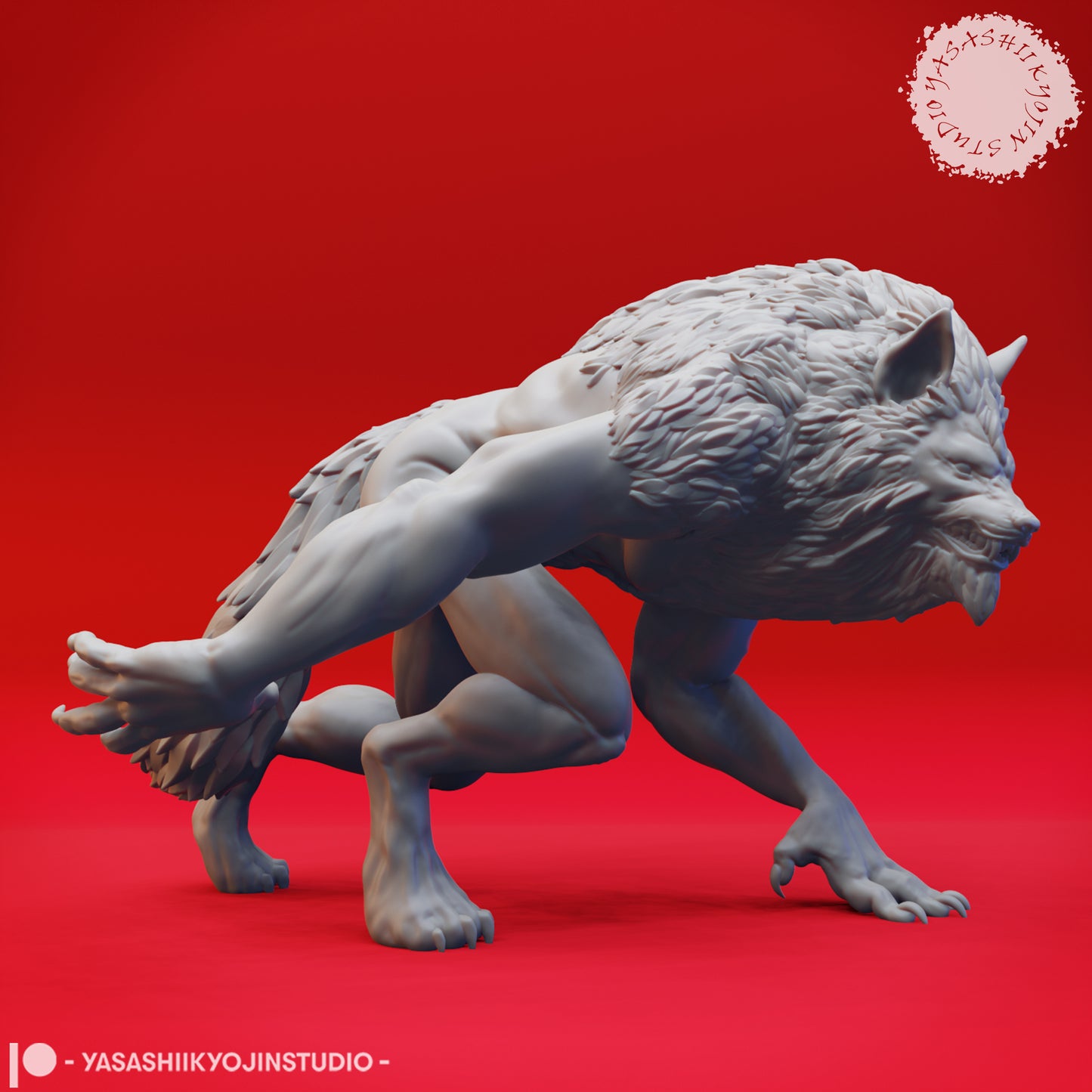 Dungeons & Dragons Werewolf Miniature