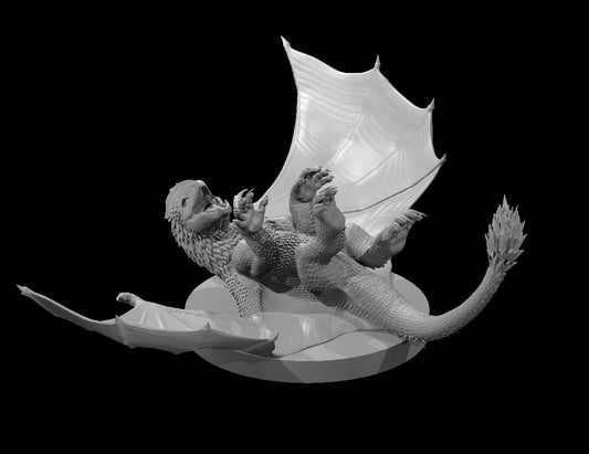 Dungeons & Dragons White Dragon Wyrmling Miniature