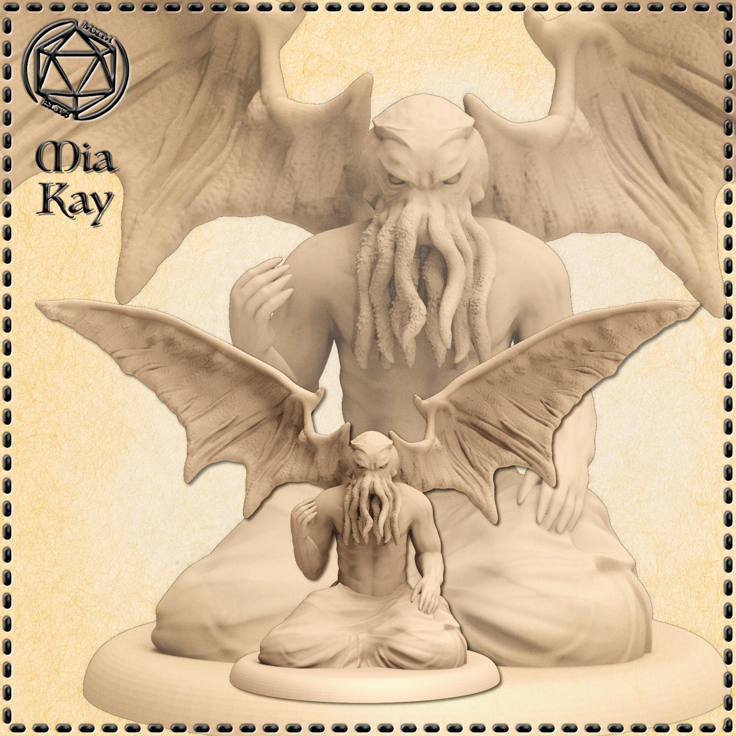 Dungeons & Dragons Winged Cthulhu Miniature