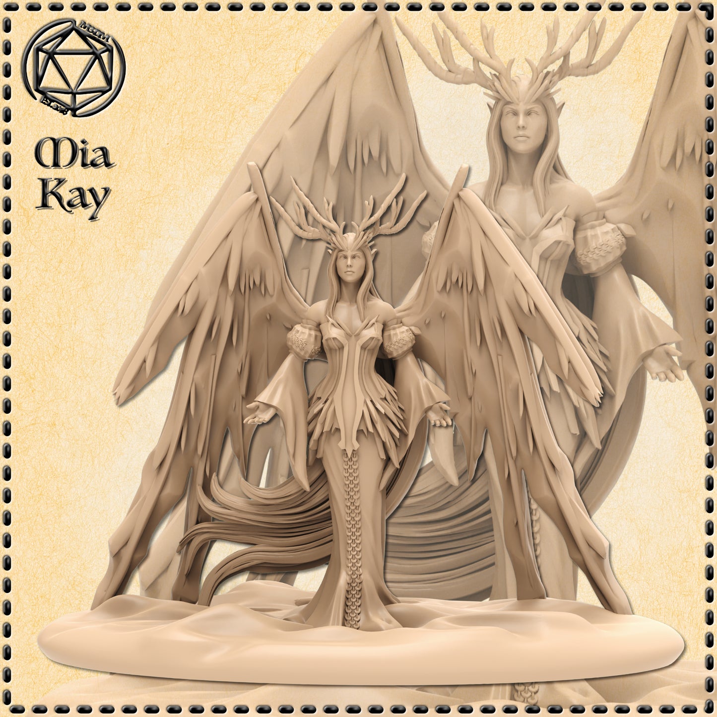 Dungeons & Dragons Winter Fey Queen Miniature