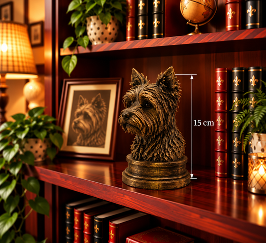 Yorkshire Terrier Bust