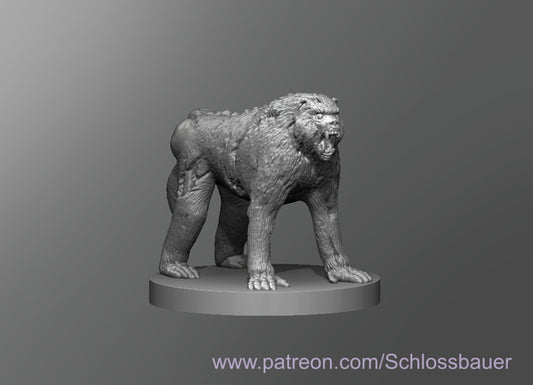 Dungeons & Dragons Zombie Baboon Miniature