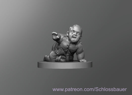 Dungeons & Dragons Zombie Baby Miniature